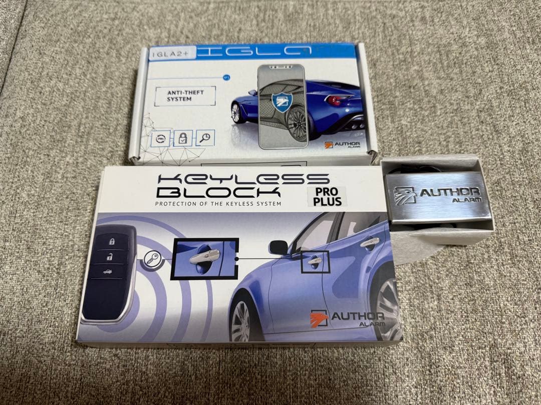 IGLA 2＋ & キーレスブロックPRO＋セット　ステンレススキャナー付き