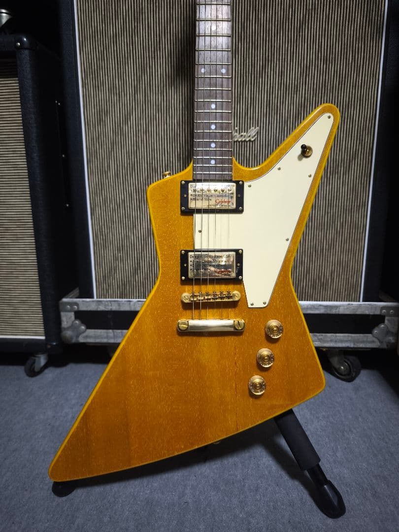 ほぼ未使用！エピフォン コリーナエクスプローラー Korina