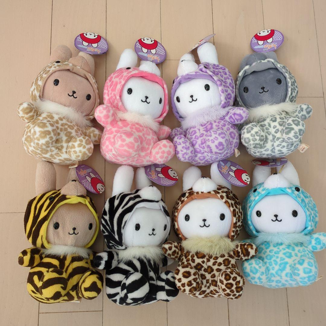 うさずきんぬいぐるみ豹柄コンプリートセット