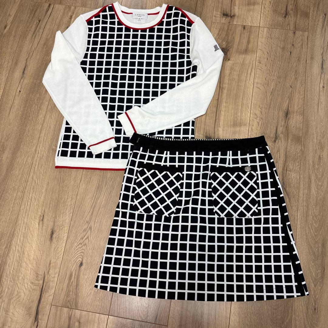 専用　セット　美品　ランバンスポール レディース38 セーター、スカート