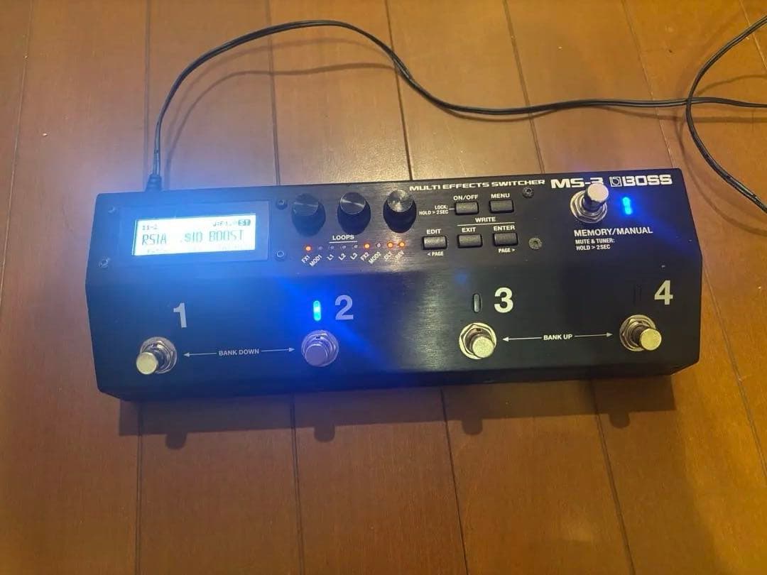 BOSS MS-3 マルチエフェクター　 ACアダプター付き