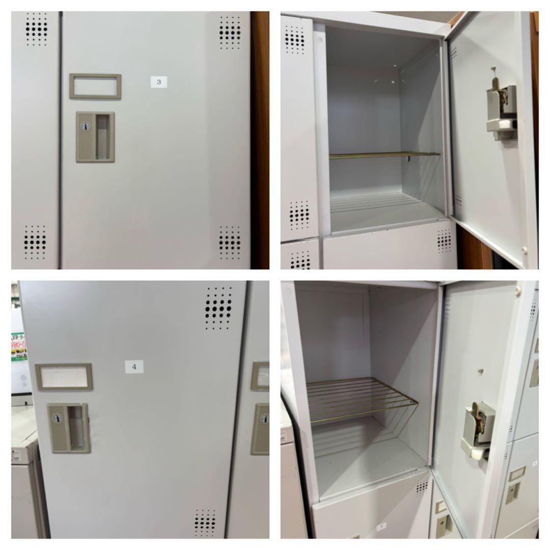 T64 オフィスロッカー 12個収納 グレー