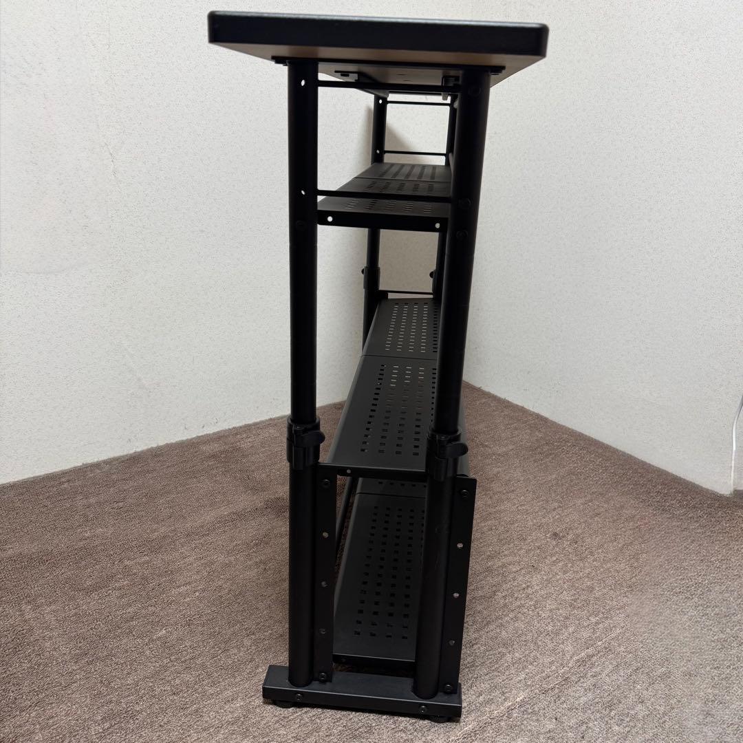 Bauhutte エクステンションデスク 120cm ブラック 黒