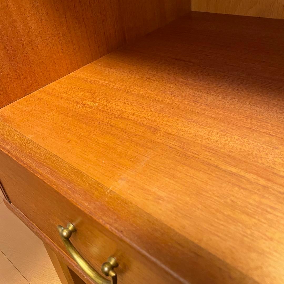 北欧ヴィンテージキャビネット チーク×ビーチ