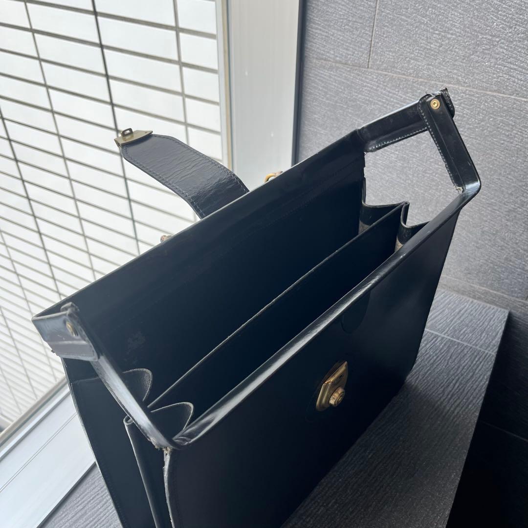 グレンロイヤル レザー ブリーフケース ダレス ブラック