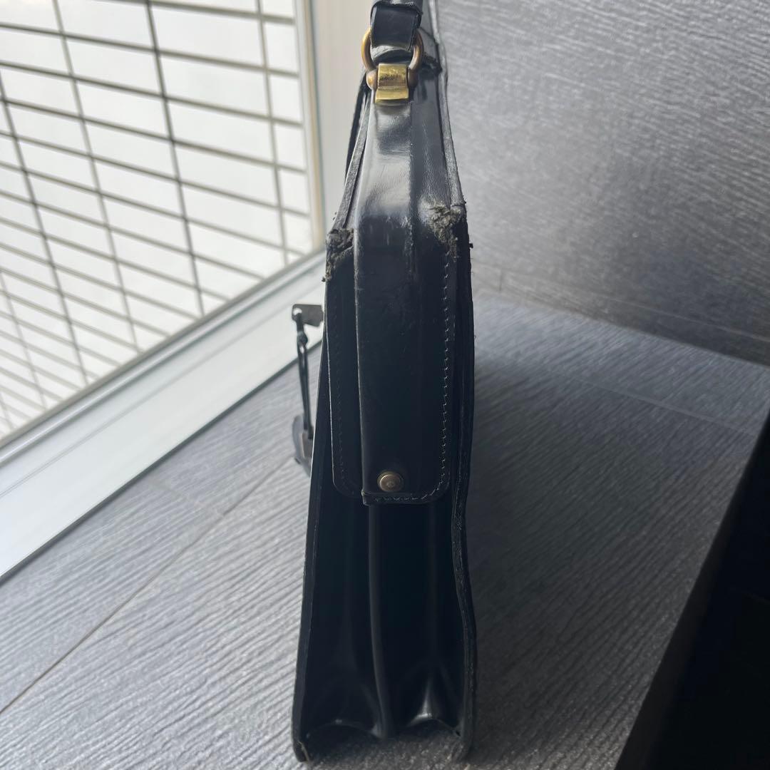 グレンロイヤル レザー ブリーフケース ダレス ブラック