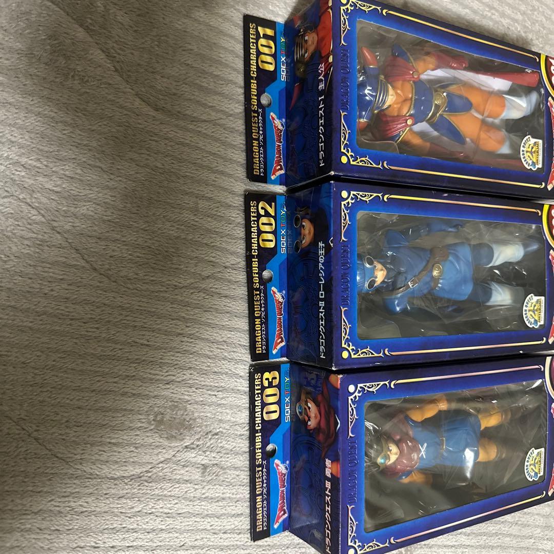 ドラゴンクエスト ソフビ　キャラクターズ　001-003