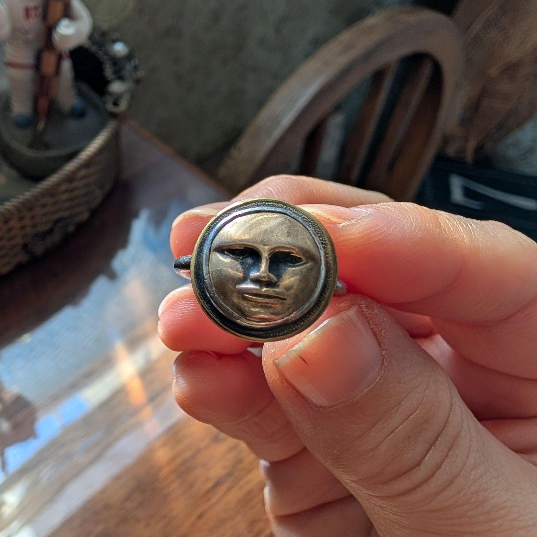 tabra　tunoa タブラ　リング　指輪　シルバー　ハンドメイド　太陽神　銅