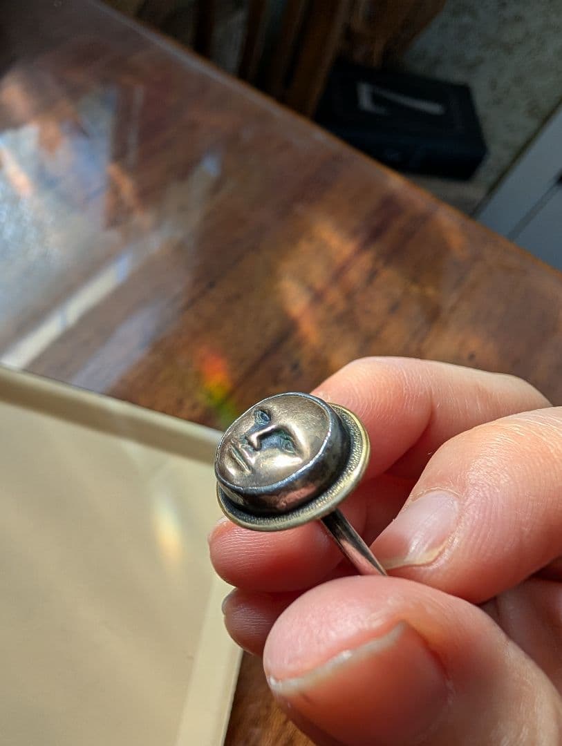 tabra　tunoa タブラ　リング　指輪　シルバー　ハンドメイド　太陽神　銅