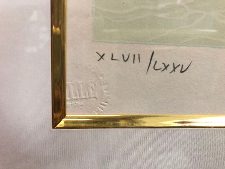 山形博導　シルクスクリーン　グリーンドルフィン