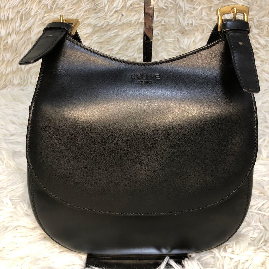 CELINE オールドセリーヌ ショルダーショルダーバッグ　ブランド刻印