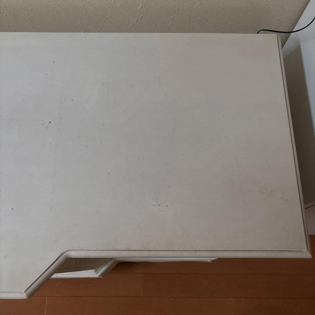 薔薇　キャビネット　サイドボード　白家具　猫足　アンティーク調　たのメル便可能