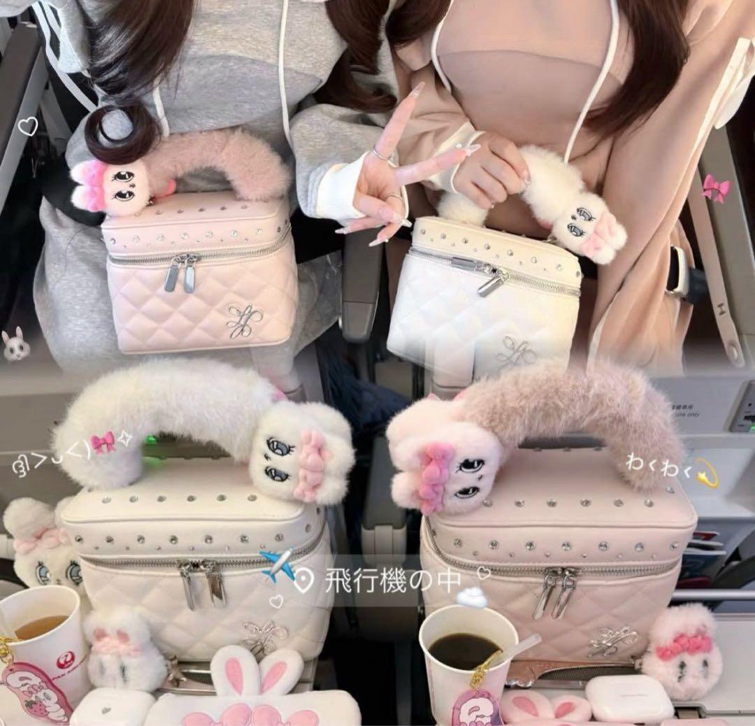 lumignon Quilting vanity bag ホワイト