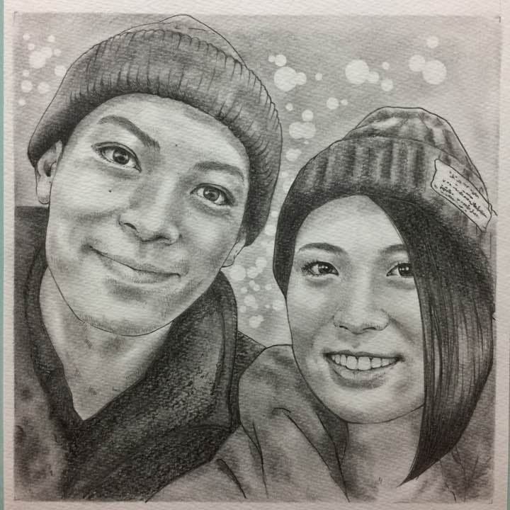 似顔絵イラストオーダーsampleページ☆