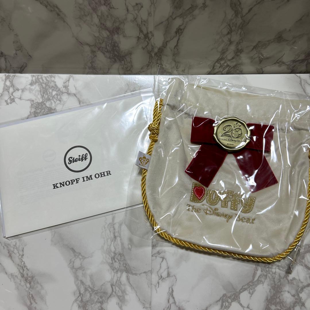 シュタイフ　ダッフィー　ディズニーシー 20周年　クリスマス　限定品