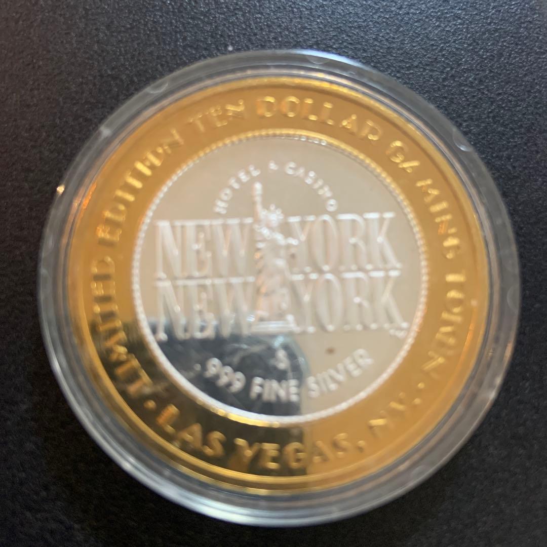 超希少　純銀99.9%限定版ニューヨークカジノ 記念