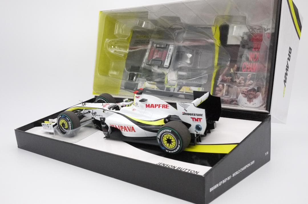 onecar1/18 ブラウンGP BGP001 チャンピオン J.バトン