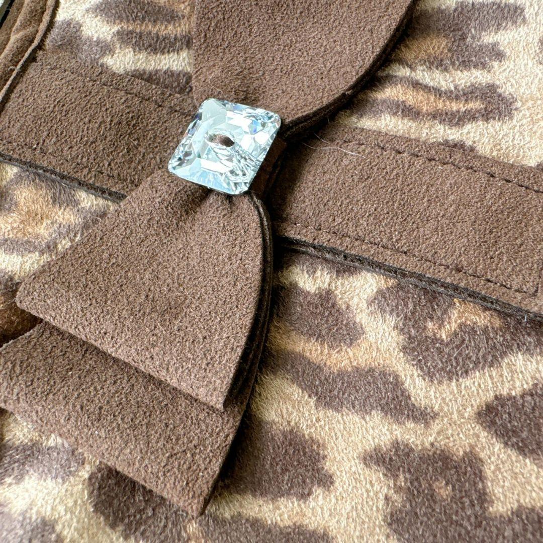 SUSAN LANCI スーザンランシー　ヒョウ柄　ストーン　ハーネス