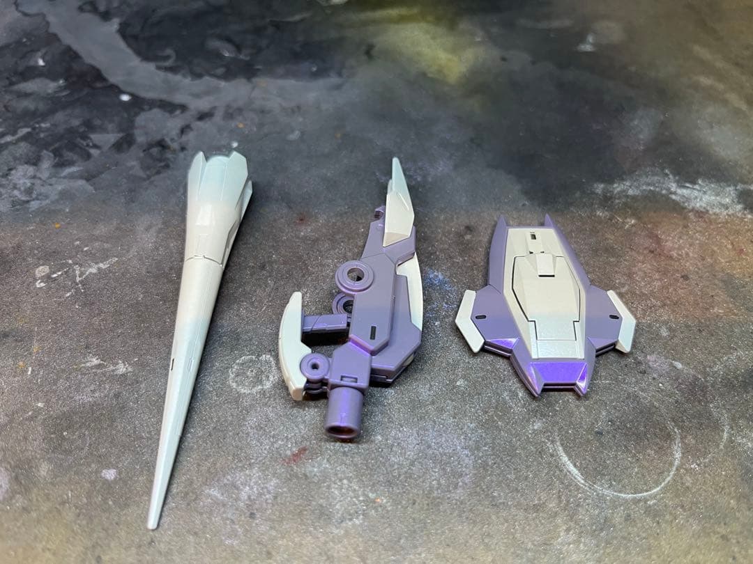 HG 水星の魔女シリーズ 4機体と拡張パーツセット 塗装組立済