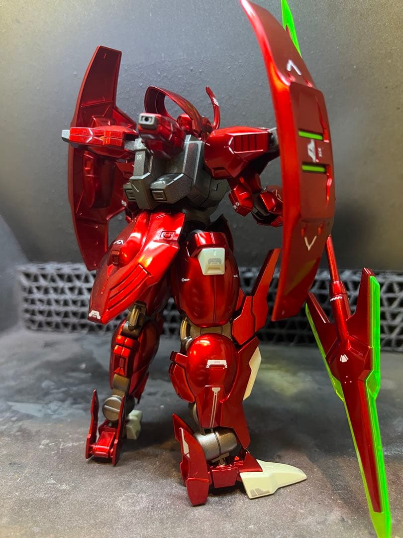 HG 水星の魔女シリーズ 4機体と拡張パーツセット 塗装組立済