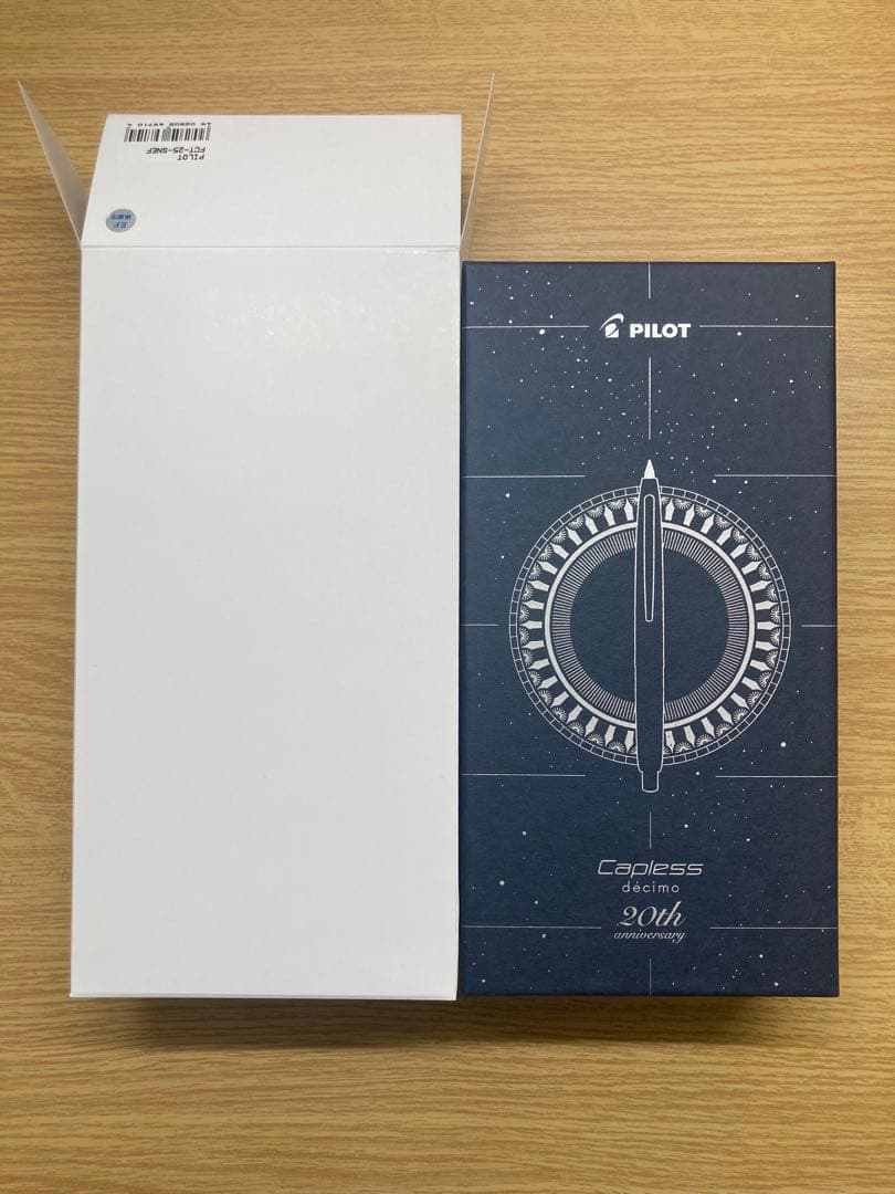 PILOT キャップレス　デシモ　20th 万年筆　極細　EF 限定