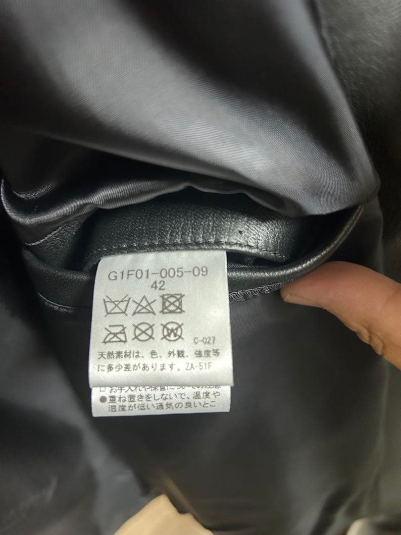 Mackintosh London ブラック レザー シングルライダース