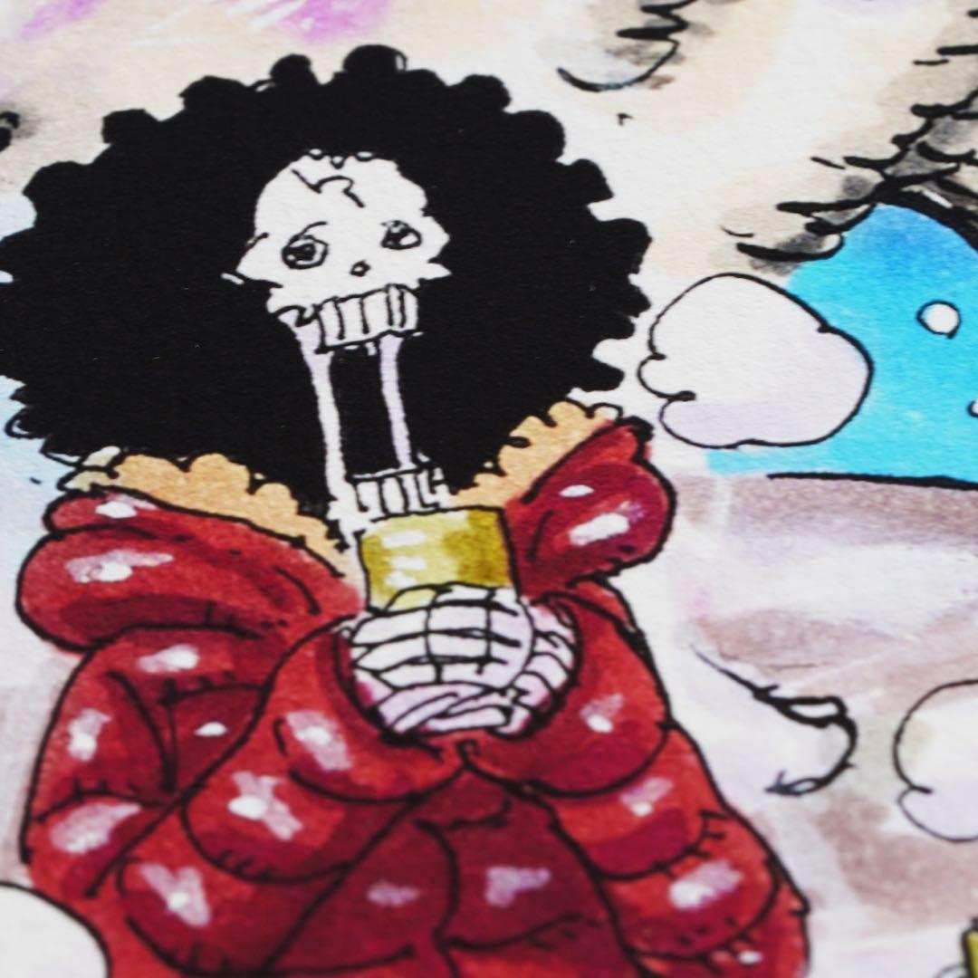 【未開封】ONE PIECE マンガアート(NFT) 雪と狼