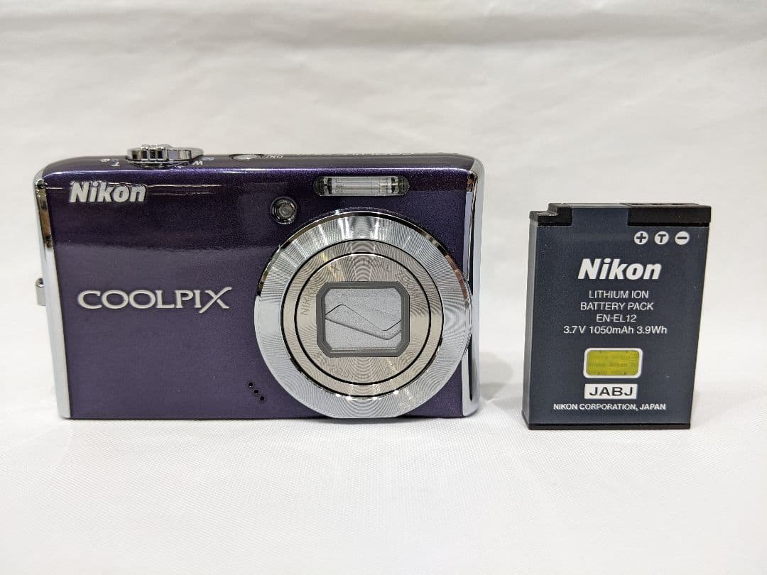 通電未確認品 Nikon COOLPIX S620 パープル デジタルカメラ