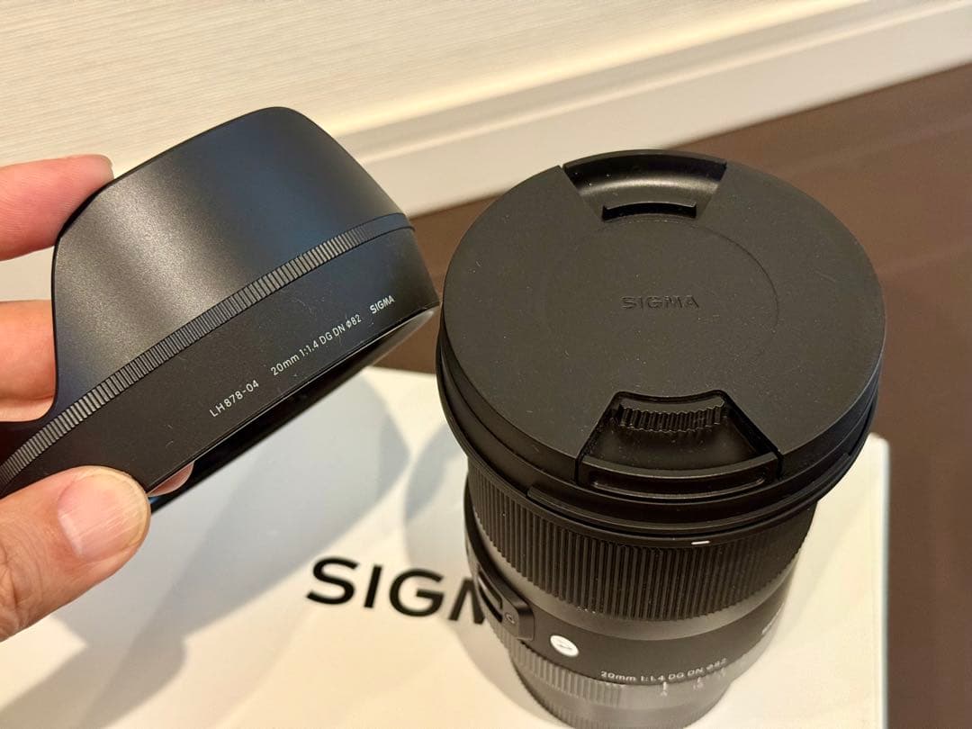 美品 シグマ SIGMA 20mm F1.4 DG DN ライカ Lマウント
