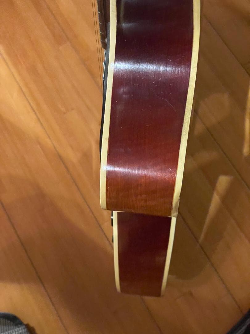 TEISCO フルアコースティックエレキギター　ノイズ多めジャンク【最終価格】