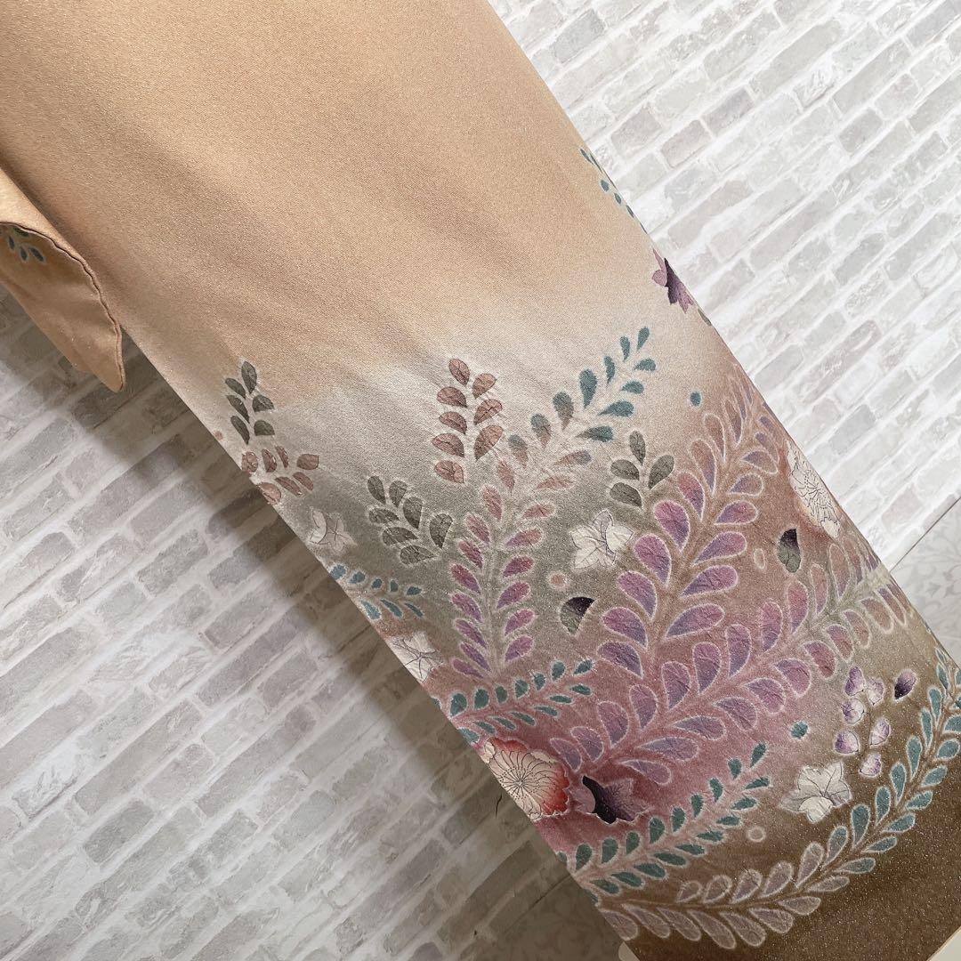 訪問着　フルセット　辻ヶ花　銀通し　落款　着物　H8