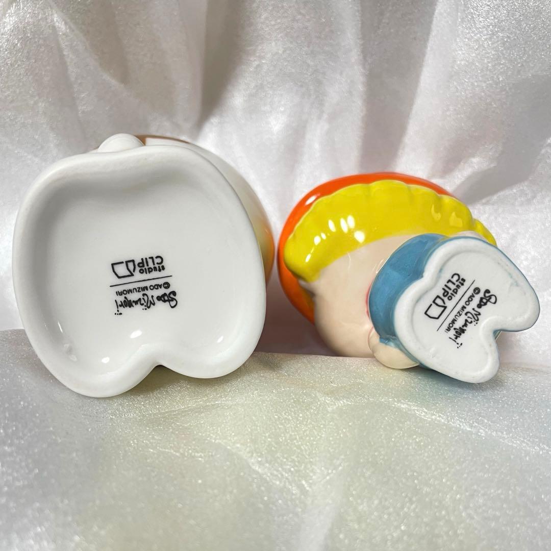 本日限定値下げ〜23時頃まで〜　水森亜土　アドちゃん　一輪挿し　陶器　花瓶