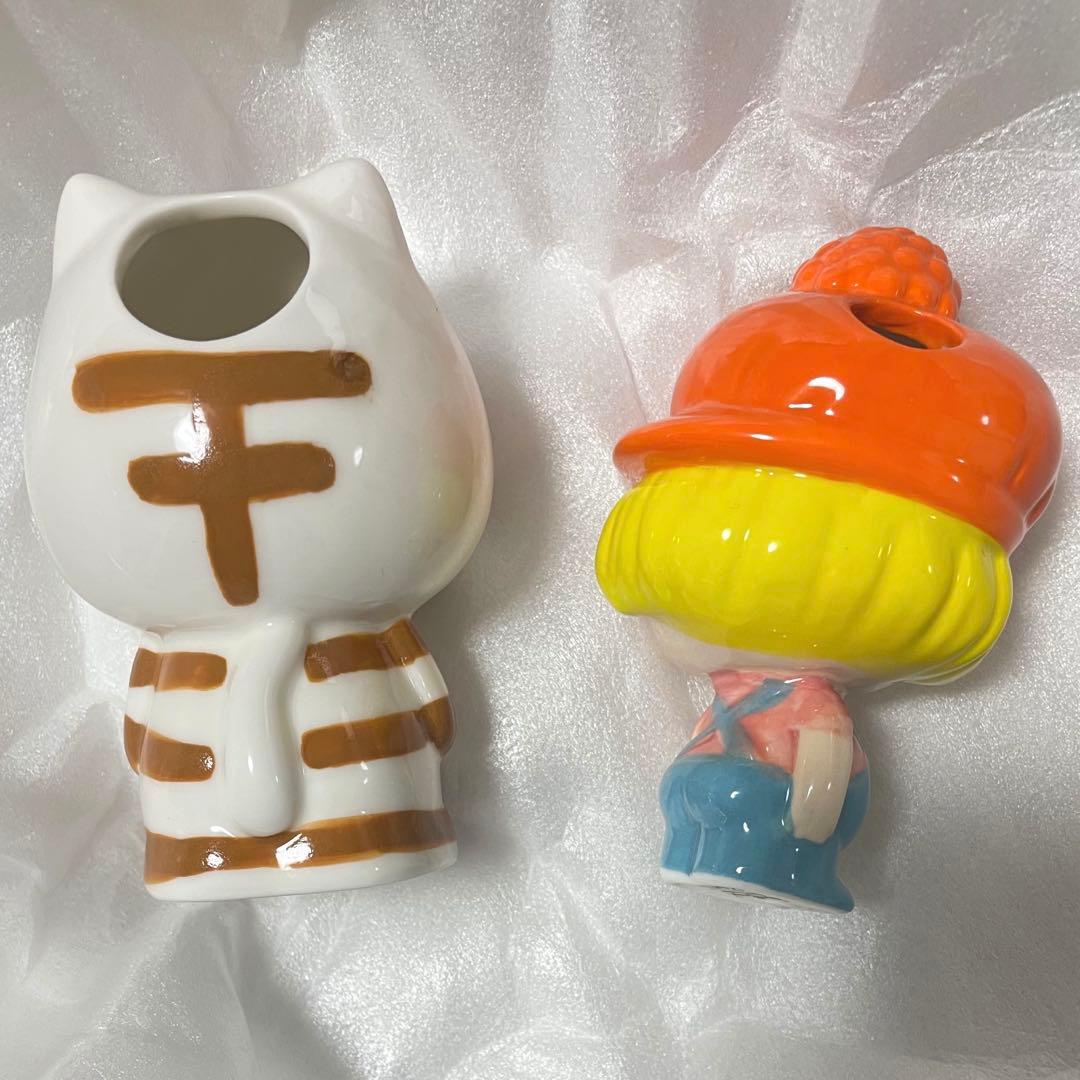 本日限定値下げ〜23時頃まで〜　水森亜土　アドちゃん　一輪挿し　陶器　花瓶