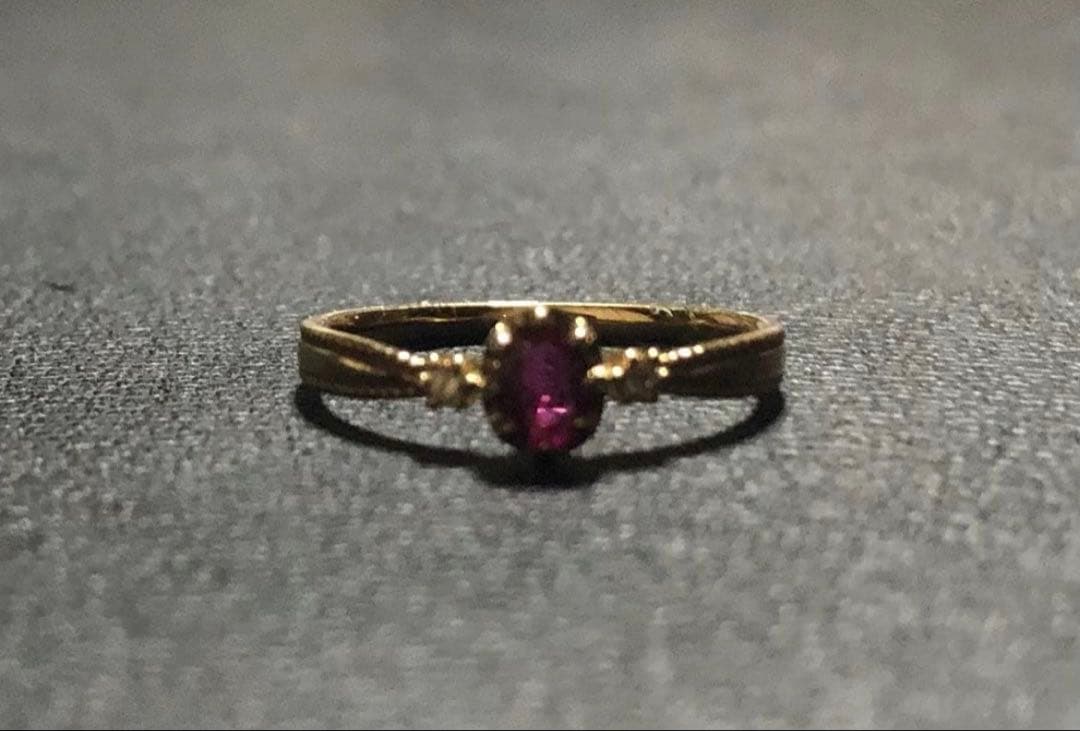 Samantha Tiara紗栄子コラボ saeko 指輪　k10 ルビー13号