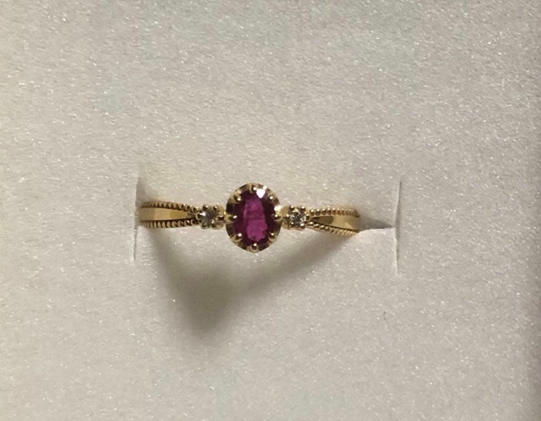 Samantha Tiara紗栄子コラボ saeko 指輪　k10 ルビー13号