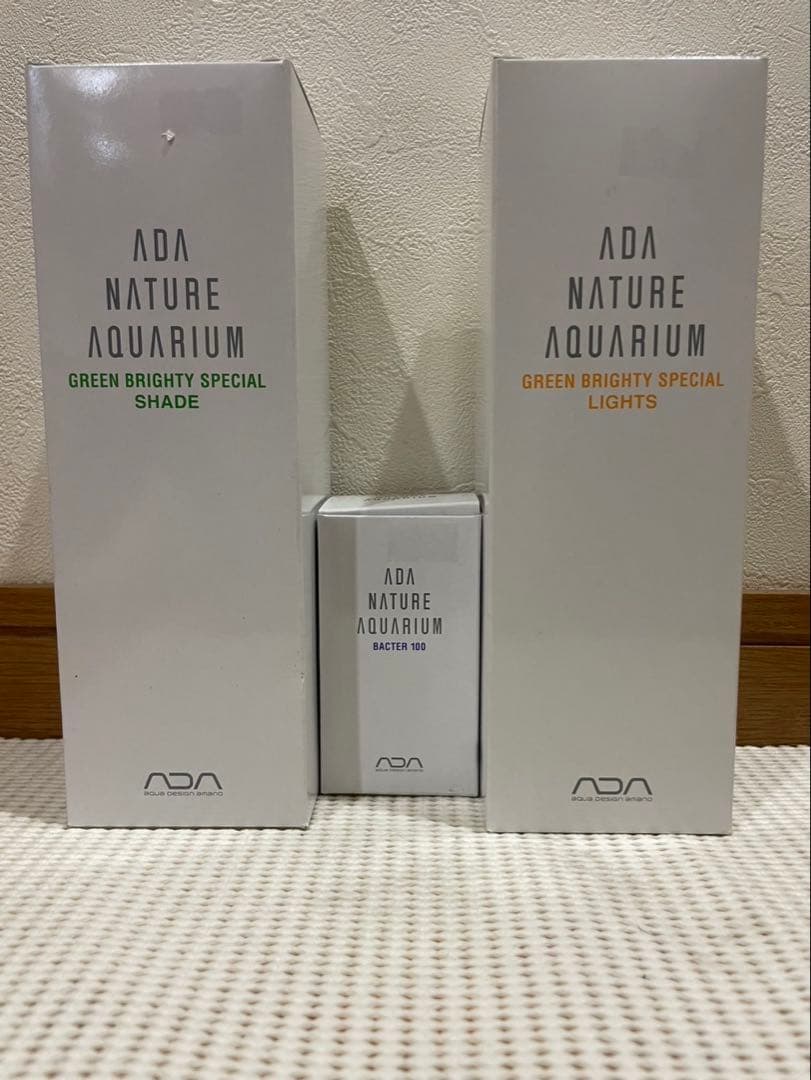 廃盤ADAアマノ グリーンブライティスペシャル バクター100 水質調整剤セット