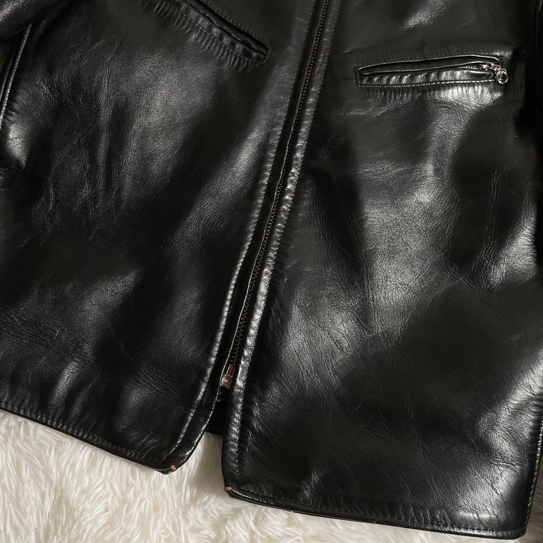 米国製 ショット レザージャケット ライダースジャケット 馬革 641XJH