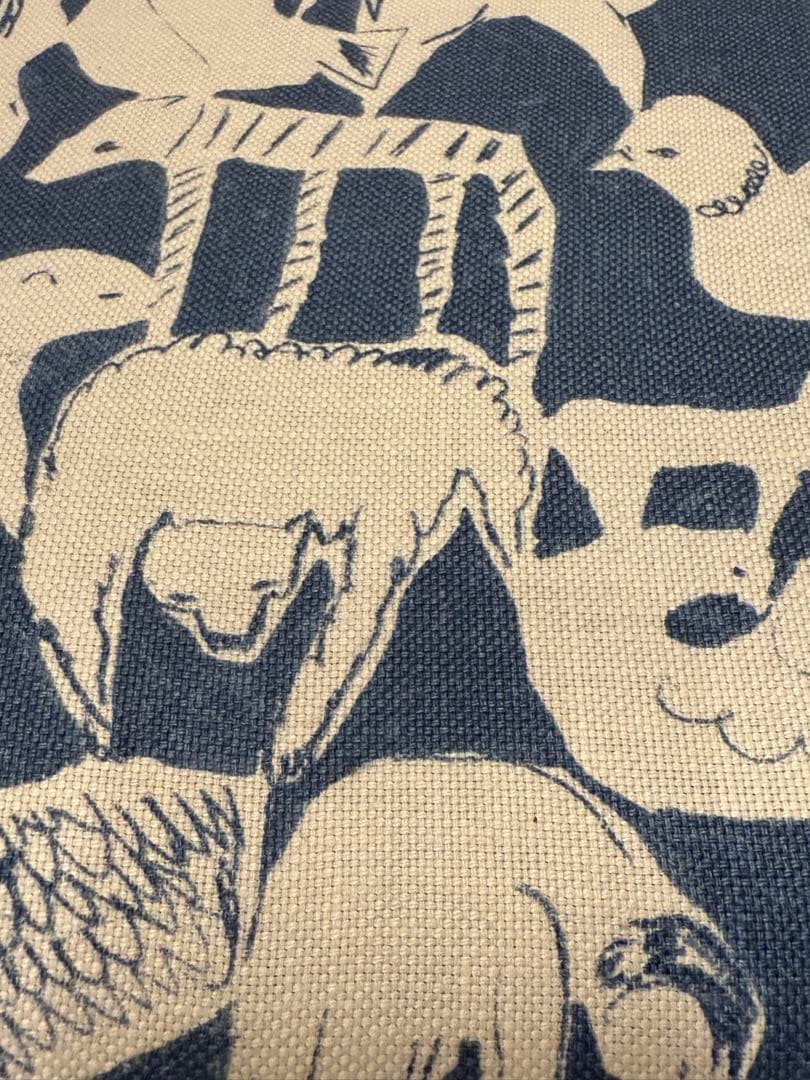 ミナペルホネン生地使用スツール　チェア　オットマン　インテリア雑貨　家具　未使用