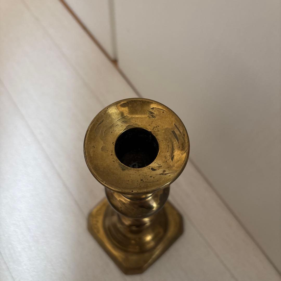 キャンドルホルダー　ヴィンテージ　真鍮