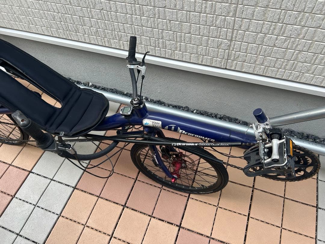 Performer リカンベント自転車 ネイビー