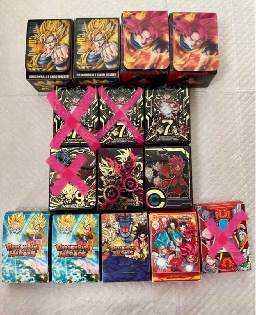 ドラゴンボールヒーローズカードケース中古品14点
