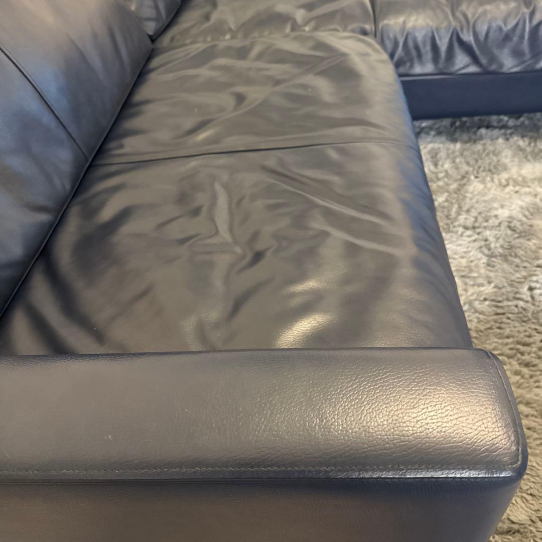 【れい】KEYUCA 本革カウチソファ