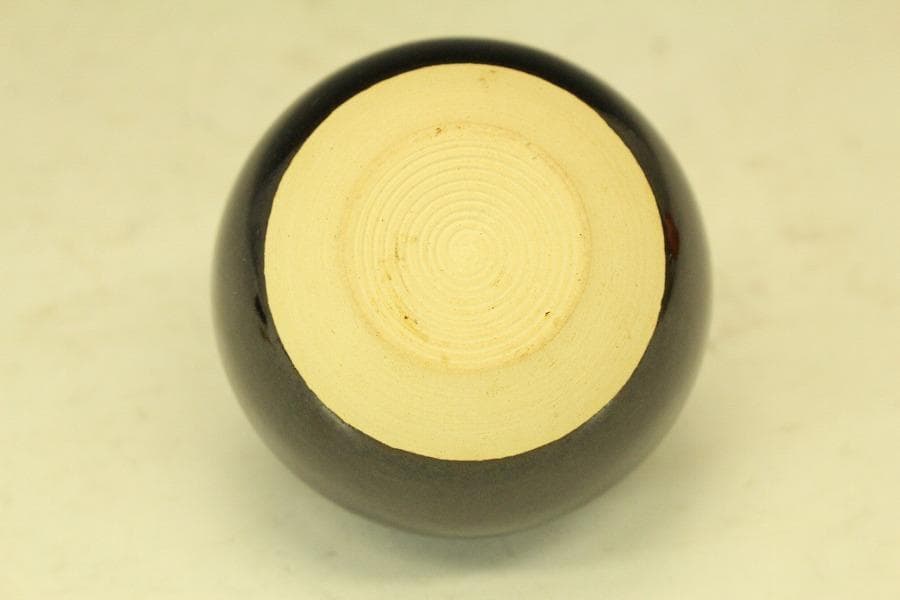 茶道具 唐物 彷古 文淋茶入 藤種緞子 仕服(RC934)