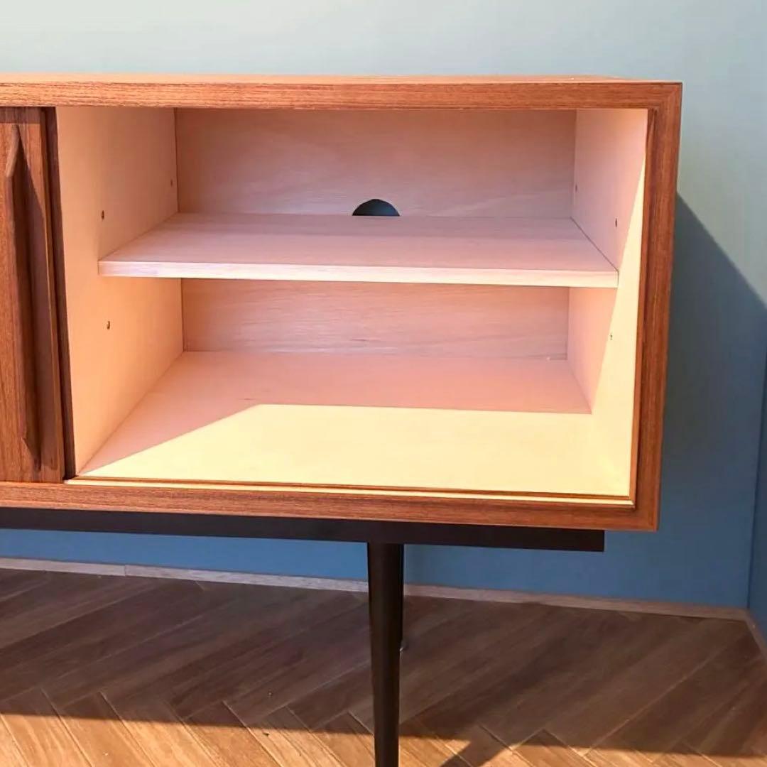 に*ぴ様 チーク サイドボード チェスト 北欧 ミッドセンチュリー ビンテージ