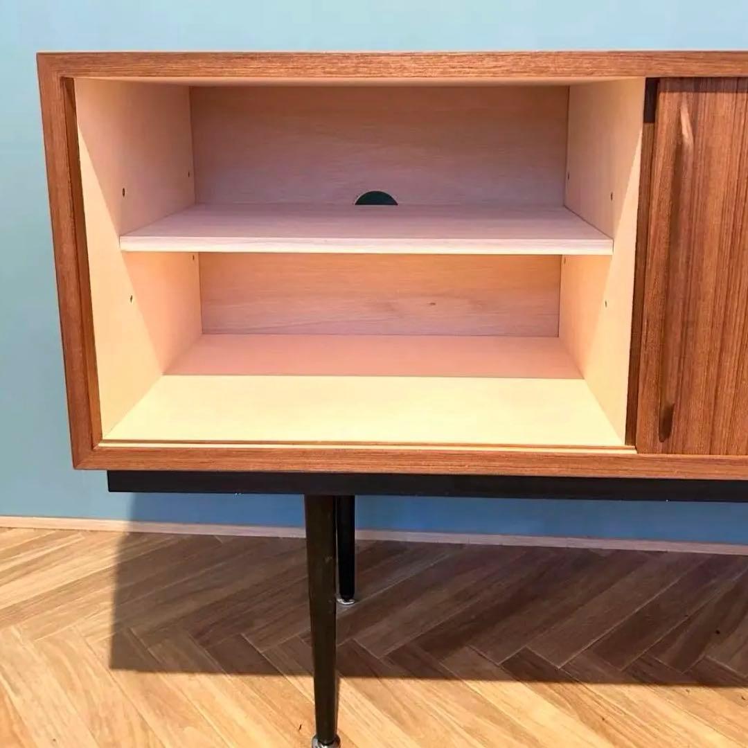 に*ぴ様 チーク サイドボード チェスト 北欧 ミッドセンチュリー ビンテージ