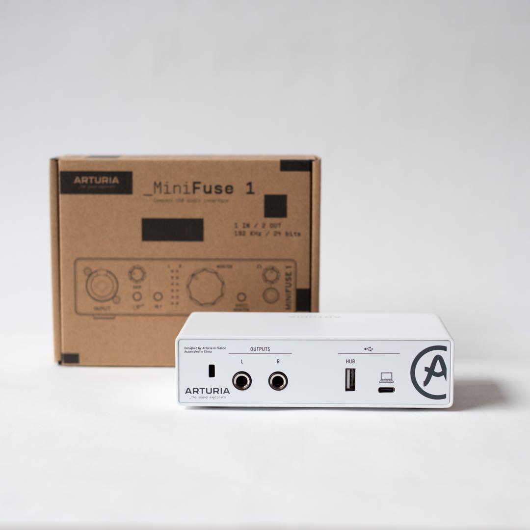 Arturia アートリア MiniFuse1 ホワイト 1in2out