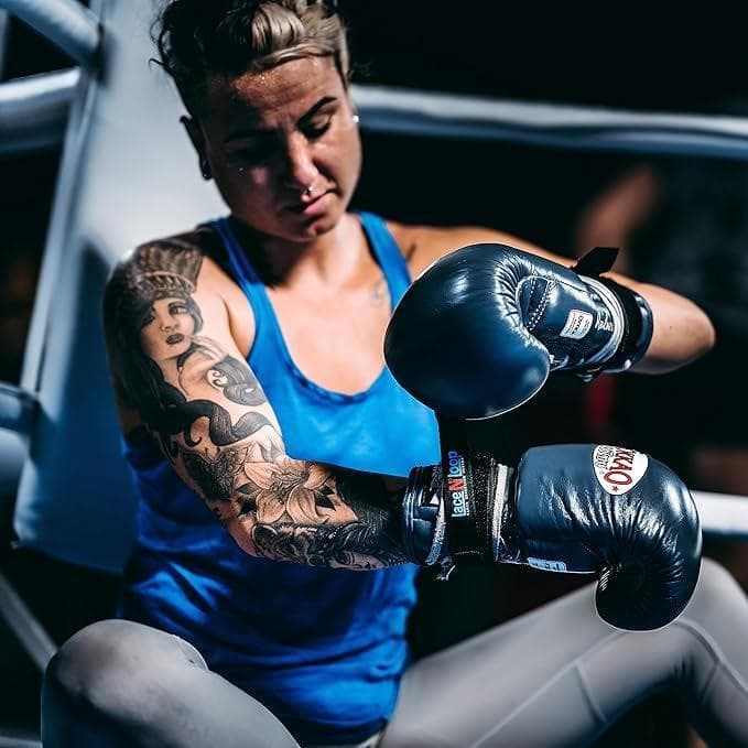 LaceNLoopレースンループ紐式グローブ用ストラップ 2個セット-黒と赤青白