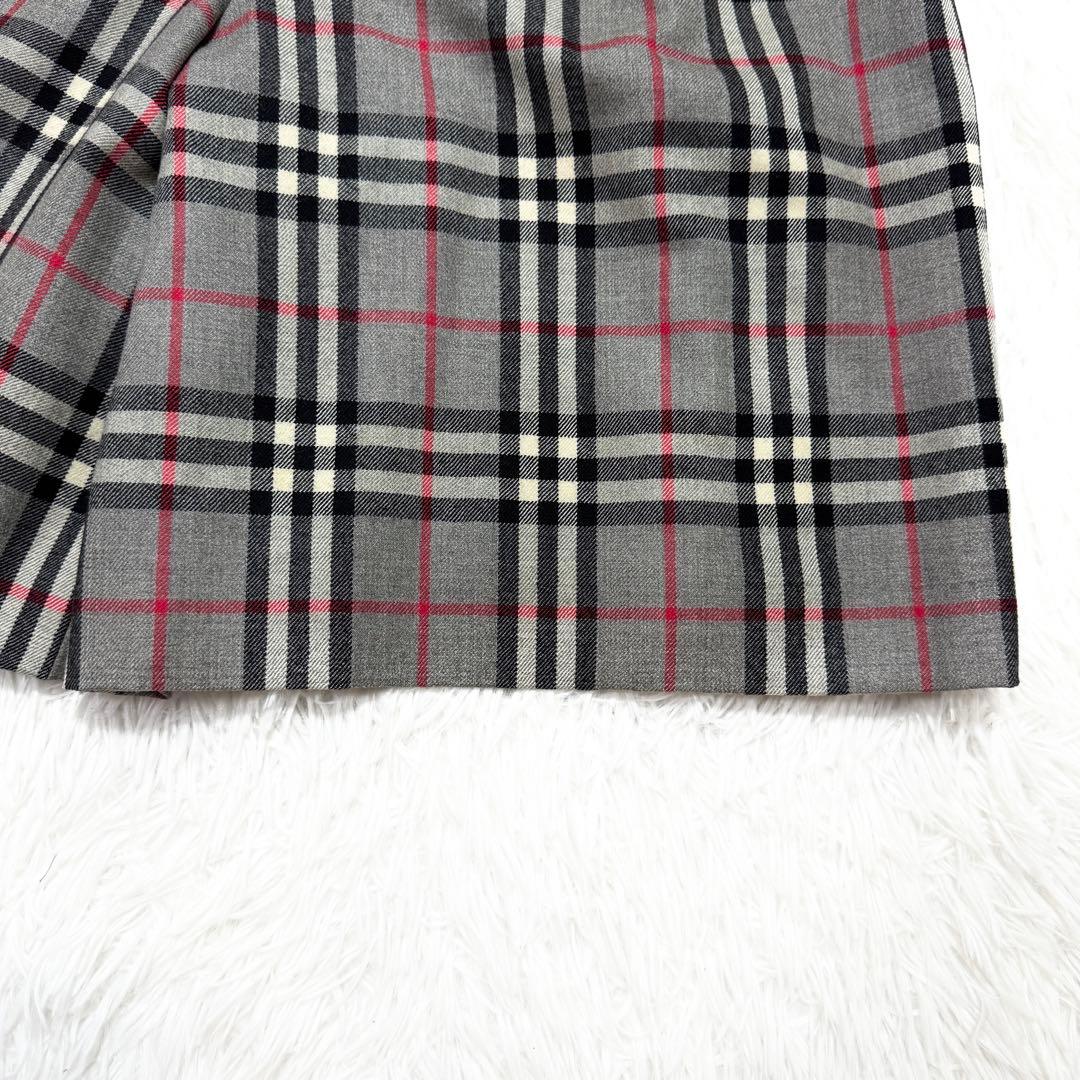 burberrys ノバチェック キュロット ハーフパンツ 大きいサイズ グレー