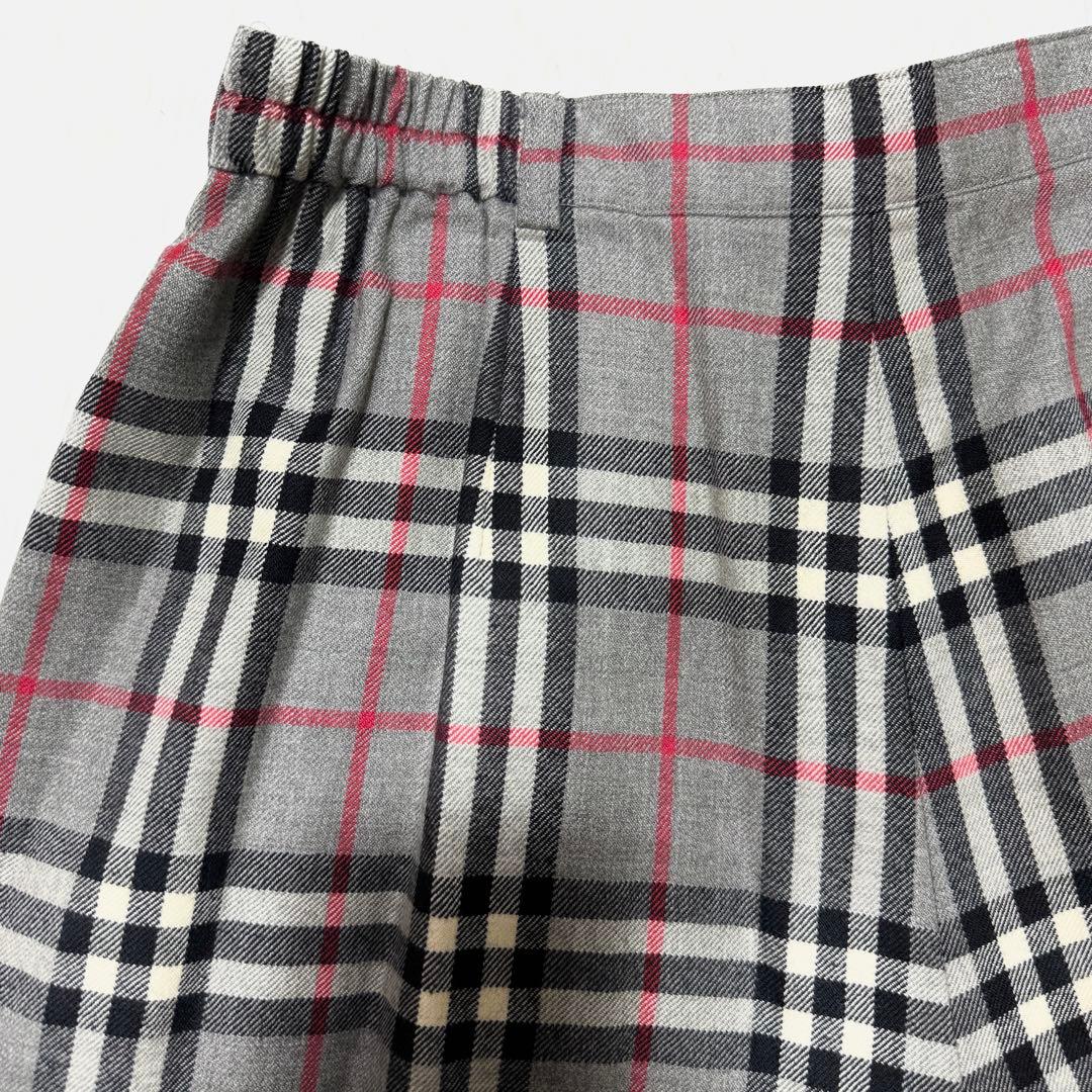 burberrys ノバチェック キュロット ハーフパンツ 大きいサイズ グレー