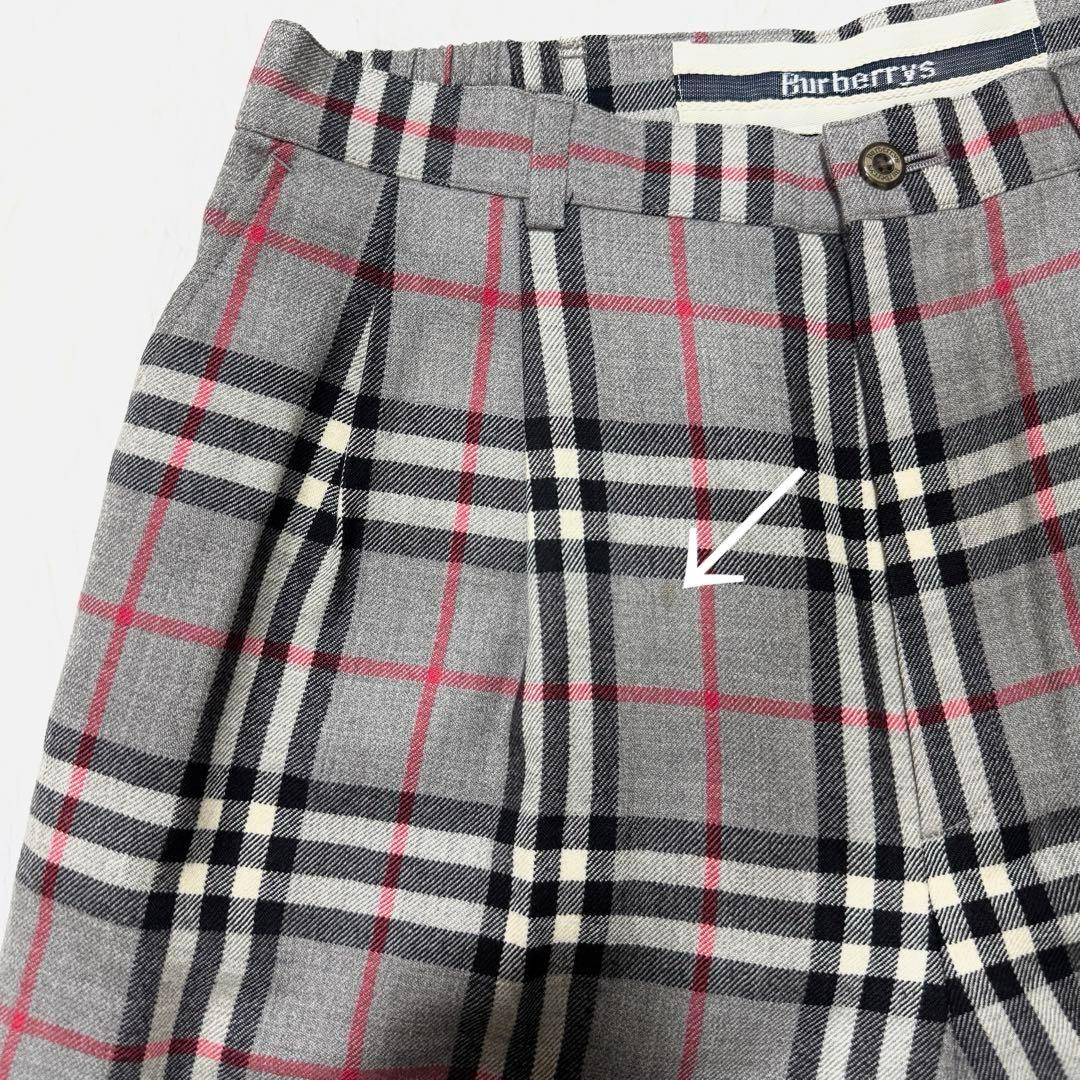 burberrys ノバチェック キュロット ハーフパンツ 大きいサイズ グレー